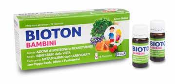 Integratore a base di Vitamina B12, Pappa reale e Miele. Novità 2017 12+2 Flac.ni BIOTON BAMBINI (REF.