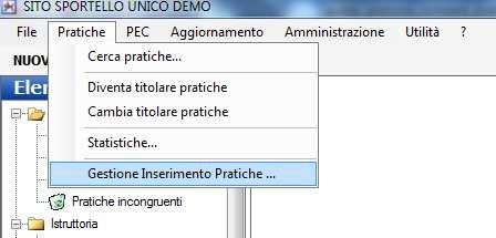 Utenti/Modifica Utente attivando il Check Box: "Autorizzato inserimento Richieste