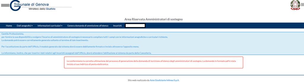 Indipendentemente dalla modalità di firma scelta, i documenti dovranno essere caricati all interno del sistema attraverso il pulsante.