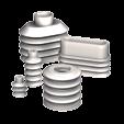 morbida, flow pack 4 mescole standard: nitrile, isoprene, silicone, Siton. ø da 5 mm a 88 mm. Vasta gamma di forme e dimensioni: rotonde, ovali, piane ed a, 1,5 e 2,5 soffietti.