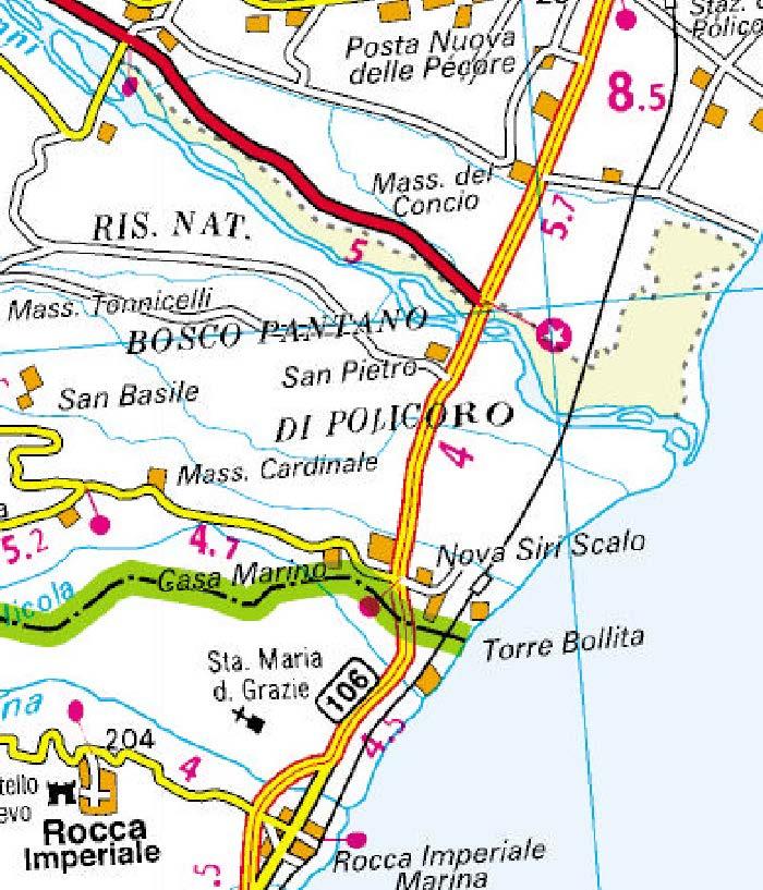 6.1.8 Impianto ITREC di Rotondella 6.1.8.1 Inquadramento territoriale L Impianto ITREC è ubicato all interno del Centro Ricerche ENEA, in località Trisaia Inferiore del Comune di Rotondella, in Provincia di Matera (Fig.