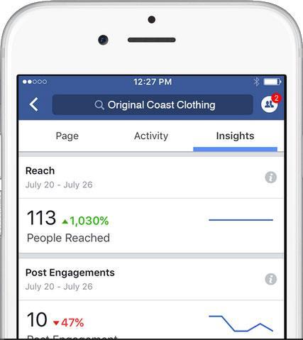 Dati di Insights Controlla le prestazioni della Pagina Facebook della tua azienda e il modo per renderla ancora più efficace.