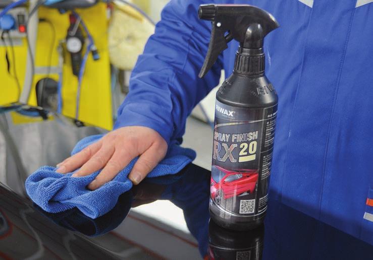 RX20 Spray Finish - per togliere eventuali aloni di lavorazione e