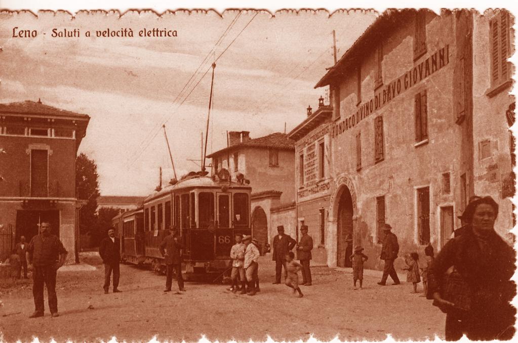 09.08.1916 via del Tram oggi via Marconi, linea inaugurata a Leno nel 1914 NOVEMBRE 1 Mar OGNISSANTI 2 Mer COMM. DEI DEFUNTI 3 Gio S. MARTINO PORRES 4 Ven S. CARLO BORR. 5 Sab S. ELISABETTA E ZACC.