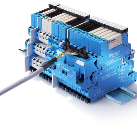 Modulo portafusibile Per fusibile (5 x 20 mm) fino a 6 A, 250 V Facile visualizzazione dello stato del fusibile attraverso l apposita finestra Rapida conessione sullo zoccolo Modulo portafusibile con