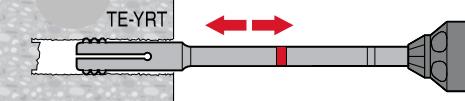 del calcestruzzo devono essere ridotti (vedere paragrafo Istruzioni per la posa ) Tempo di indurimento per condizioni generali Temperatura del materiale base T da -5 C a -1 C da 0 C a 4 C da 5 C a 9