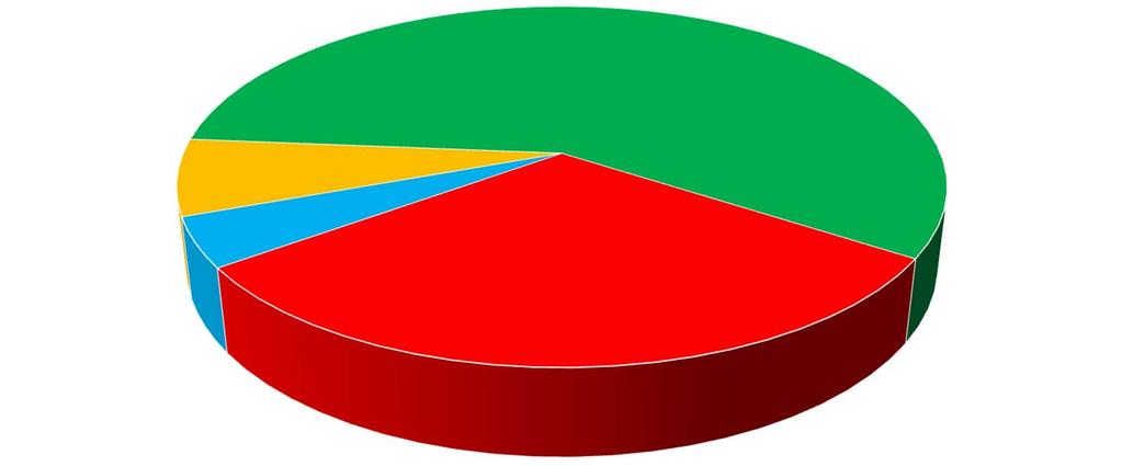 Sopralluoghi edifici di culto eseguiti dal MIBACT SOPRALLUOGHI EFFETTUATI IN ABRUZZO: 496 L'Aquila Chieti Pescara Teramo 287; 58% 34; 7%