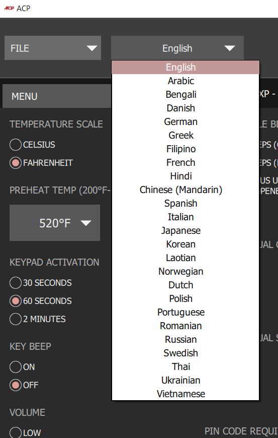 Fare clic sulla scheda Opzioni utente per accedere alle diverse impostazioni personalizzabili.