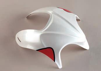 Air-top casco "Strada MvCorse" Ita (Ricambio) Air-Top helmet "Strada MvCorse" Ita (Spare part) RRHS002 Covers "Pista MvAgusta" Red