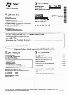 proposta di contratto on-line Tenere a portata di mano i seguenti documenti: Ultime bollette ricevute