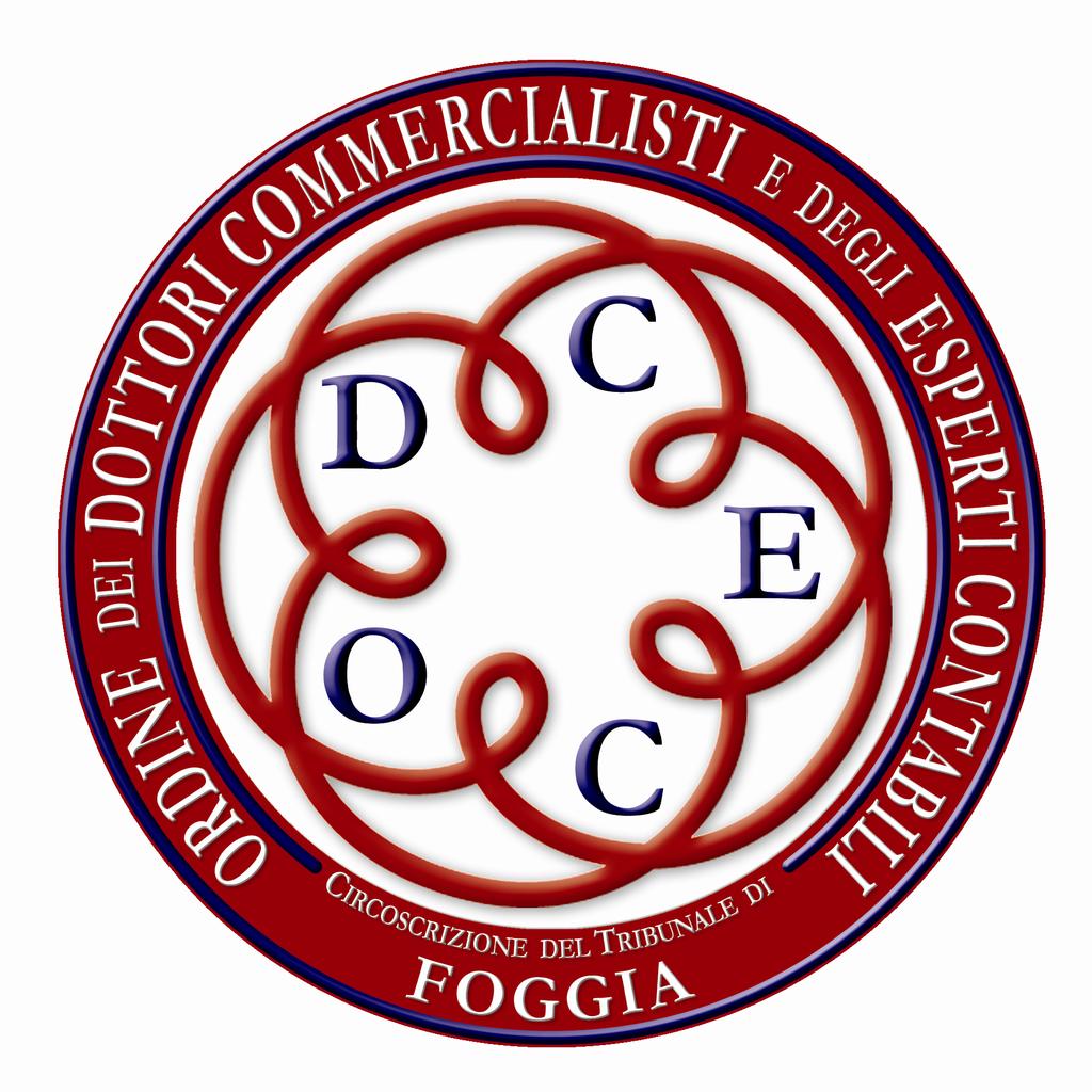 ORDINE di DOTTORI COMMERCIALISTI dgli ESPERTI CONTABILI FOGGIA Circoscrizion Tribunal Foggia ALLEGATO N.