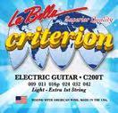 PER CHITARRA ELETTRICA Criterion Corde di alta qualità per chitarra elettrica ad un prezzo conveniente.