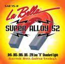 PER BASSO Serie Super Alloy 52 La serie SUPER ALLOY 52 piace ai bassisti moderni perché garantisce un suono brillante e un alta resistenza all ossidazione.