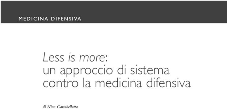 coordinamento dell'assistenza Overdiagnosis Overtreatment Too