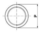 RIDUZIONE M / F TEMPERATURA MASSIMA DI UTILIZZO: +130 C APPLICAZIONE PER IDRAULICA FILETTATURA GAS CODICE DESCRIZIONE A B CH H (mm) Q. MIN. PZ.