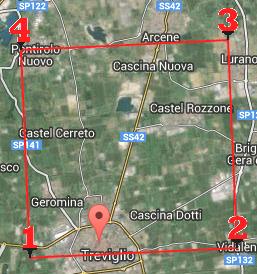 Caratterizzazione sismica del sito di intervento - Software Geostru PS Parametri sismici Ubicazione: Comune di Treviglio (Bg) Piazza Setti - Zona Sismica 3 Coordinate geografiche del sito (WGS84) :