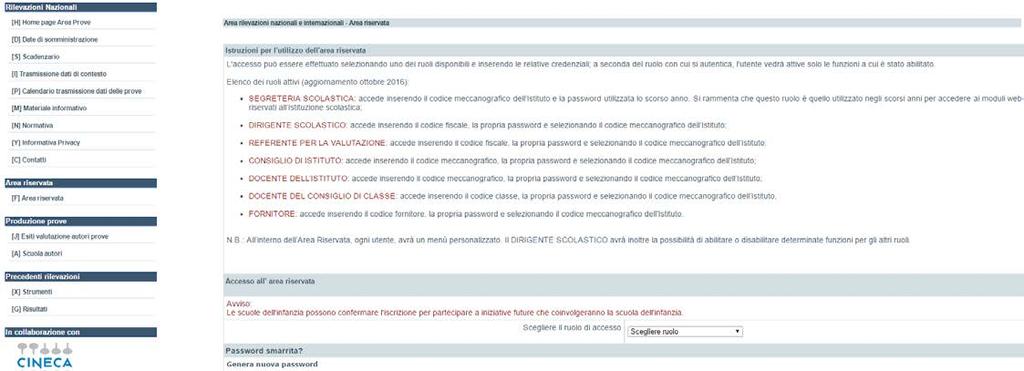 2. Dove accedere per l inserimento e/o la convalida delle informazioni di contesto È necessario che le operazioni di inserimento e/o convalida dei dati nel modulo online siano effettuate con un