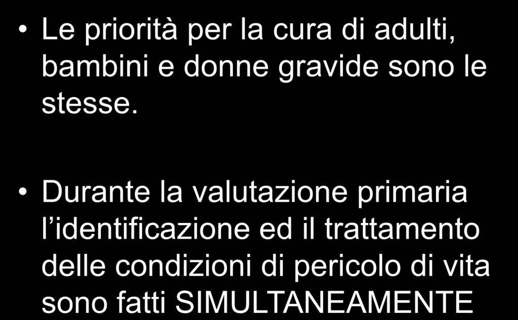 Valutazione primaria Le priorità per la cura di adulti,