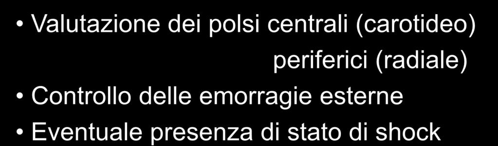 stato di shock Lo shock che, nella maggior parte dei casi si