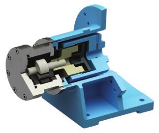 POMPE ROTATIVE A PALETTE A TRASCINAMENTO MAGNETICO POMPE ROTATIVE A PALETTE A TRASCINAMENTO MAGNETICO Nelle pompe a palette a trascinamento magnetico, il magnete esterno è montato direttamente sull