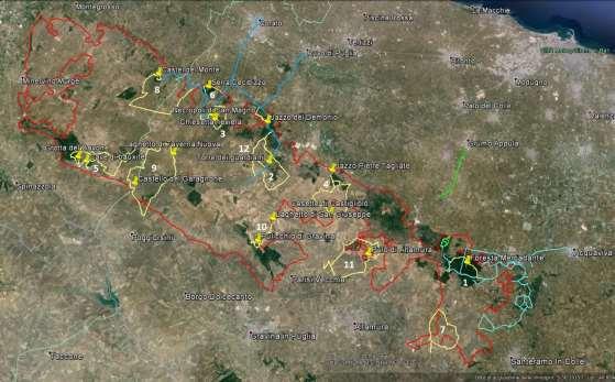 In Bici tra Grillai e Calandre Itinerari in mountain bike nel Parco Nazionale dell Alta Murgia 226,92 KM Si tratta di 12 itinerari individuati nel territorio del Parco Nazionale dell Alta Murgia