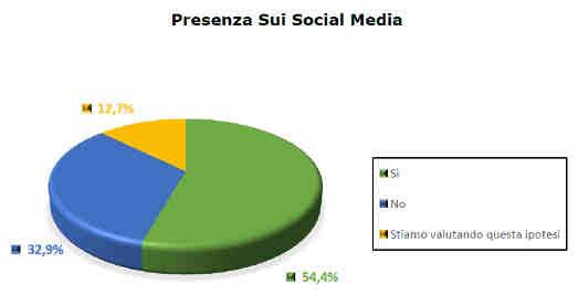 Dopo la suddivisione delle imprese in base alla categoria merceologica è importante notarne la distribuzione in merito alla modalità di presenza online.