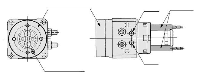 END 1 Sensore per END2 Sensore per END 1 Sensore per END2 Nei disegni raffiguranti il campo di rotazione, le frecce