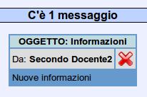 Messaggistica All interno di un gruppo di lavoro è possibile inviare e ricevere messaggi. Un messaggio è composto da un oggetto, cioè una breve frase che lo identifica, e dal testo.