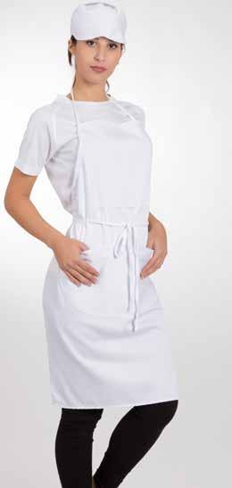 29 MI001 MI002 MI012 Premium Apron 0% cotone nel colore bianco, per gli altri 5%