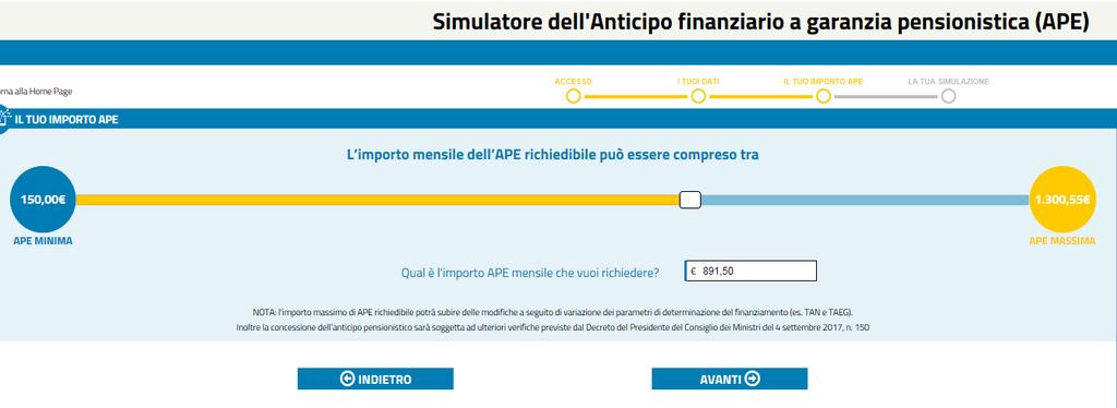 Nel determinare l importo massimo concedibile verrà verificato quanto previsto dall art 6 comma 5 DM 150/2017: Fermo restando quanto previsto ai commi 3 e 4, l'ammontare massimo della quota mensile