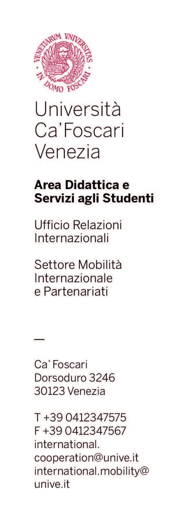 BANDO PER OPPORTUNITA DI MOBILITA ALL ESTERO PRESSO IL COASIT (Comitato Assistenza Italiani Melbourne, Australia) ASSISTENTI LINGUISTICI INSEGNAMENTO LINGUA ITALIANA Anno Accademico 2016/2017