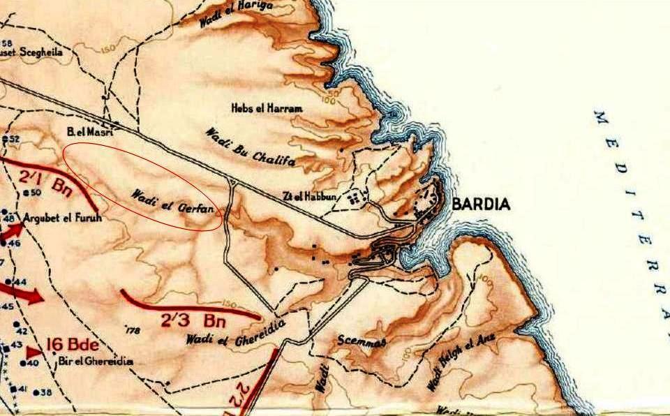 le mappe: Wadi el Gerfan mappa