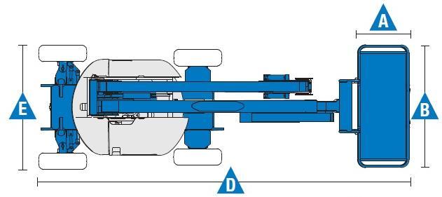 PIATTAFORMA A 0,76x1,83 m LARGHEZZA