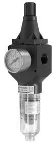 Regolatore di pressione Tipo 4708 Il regolatore di pressione regola la pressione di una rete di aria compressa di max. 12 bar (180 psi) sul valore di set point impostato.