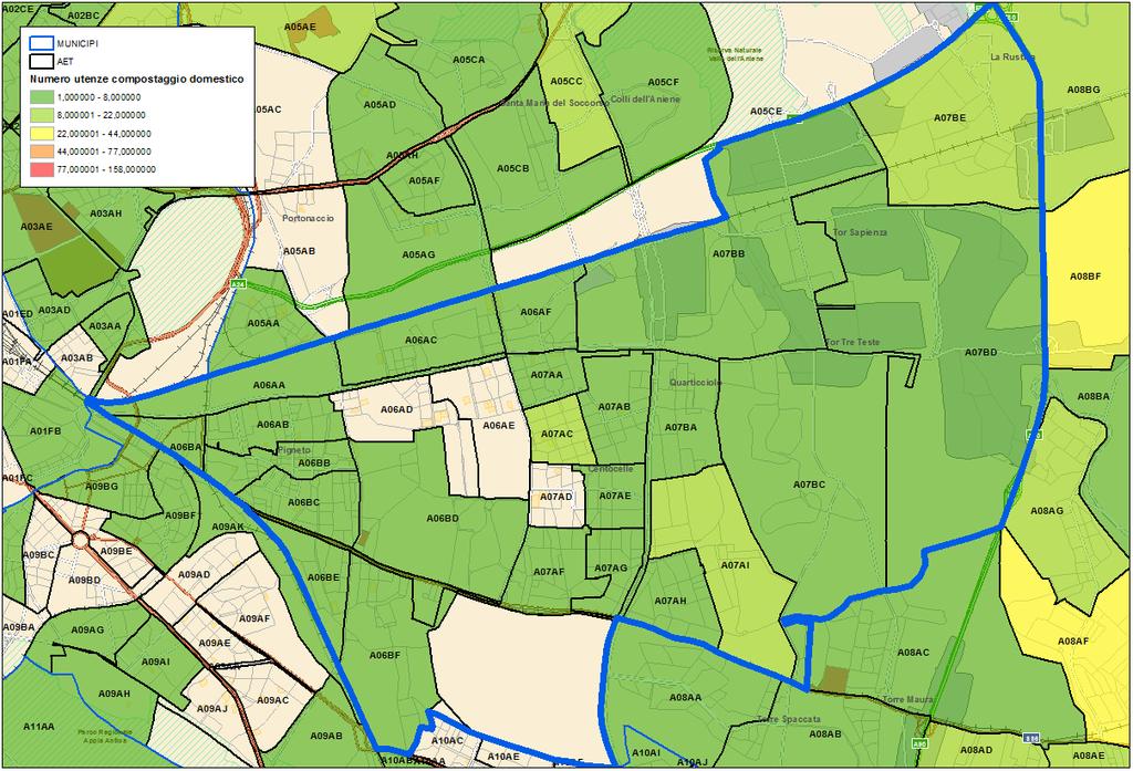 Domanda di Servizio Municipio V Distribuzione