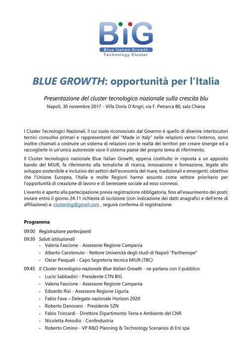 Blue Growth: opportunità per l'italia - Villa Doria d'angri - Napoli - Italia https://www.