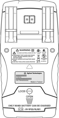 Manutezione 5 Sostituzione della batteria AVVERTENZA Non tentare di scaricare la batteria collegandola in cortocircuito: Prestare attenzione, inoltre, a non invertire la polarità degli elementi.