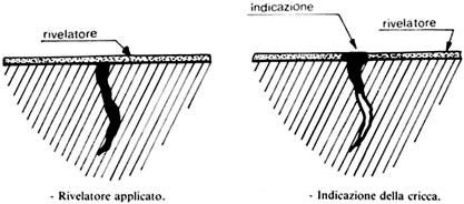 strato rilevatore che può essere in polvere o liquido.