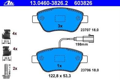 77365354 EX 77363599 24339 205mm ANT.: GIULIETTA 940: 1.4TB - 1.6/2.