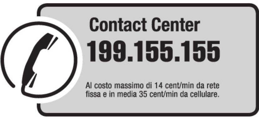 Il consumatore può inoltre essere messo automaticamente in contatto con il centro di assistenza tecnica autorizzato più vicino per