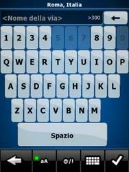 Tipo Esempio Utilizzo Tastiera virtuale Tastiere alfabetiche e alfanumeriche per l'immissione di testo e numeri. Ciascun tasto è un pulsante del touch-screen. 2.