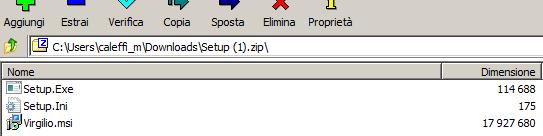 1. INSTALLAZIONE SOFTWARE SCAMBIO DATI SU COMPUTER 1. La prima operazione da effettuare è eliminare (se presente) sul desktop del proprio PC l icona della vecchia versione del programma Virgilio 2.