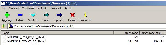 A Scompattare i file B a seconda del sistema operativo installato sul proprio PC Caso 1) Windows XP Caso 2) Windows 7 8 o 10 Verrà salvato uno di questi file Arrivati a questo punto collegare il