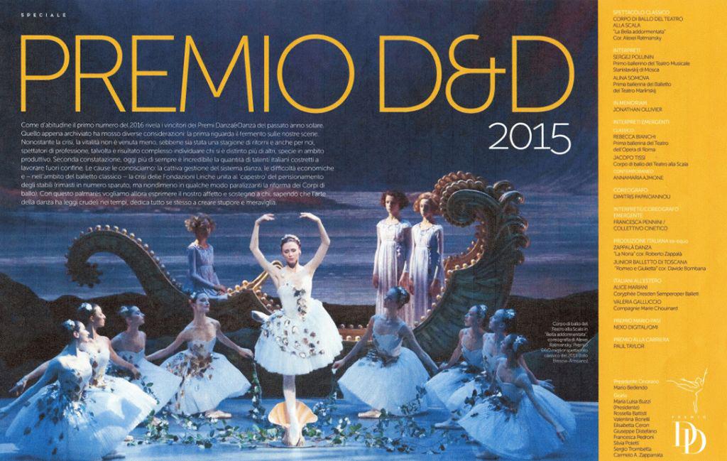 PREMIO DANZA E DANZA 2015 Best Italian Ballet Production