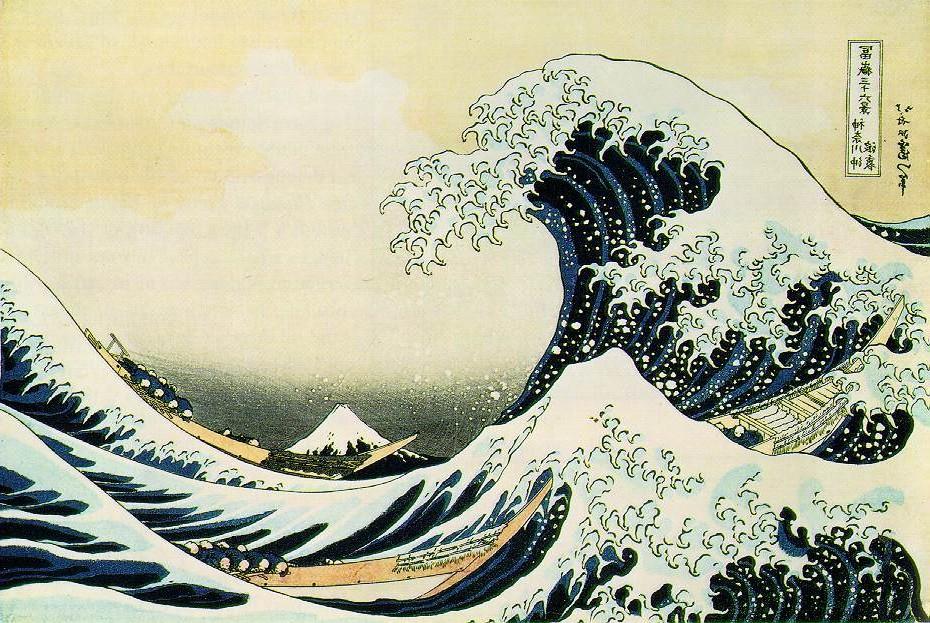 3.1 LA SOCIETÀ CIVILE PER IL DISASTRO 3.1.1. Disastri e vulnerabilità 154 Figura 1, La Grande Onda di Hokusai L immagine qui proposta è forse una delle rappresentazioni più famose e più conosciute all interno del mondo artistico nipponico.