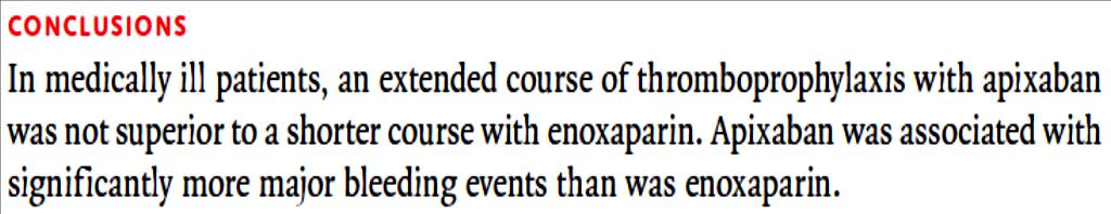 NEJM 2011; 365: 2167-77 Apixaban 2.