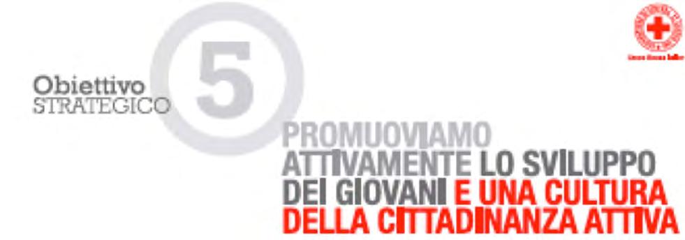 La Croce Rossa Italiana, in linea con le indicazioni della Federazione Internazionale delle Società di Croce Rossa e Mezzaluna Rossa (Youth Policy, Strategia 2020), realizza un intervento volto a