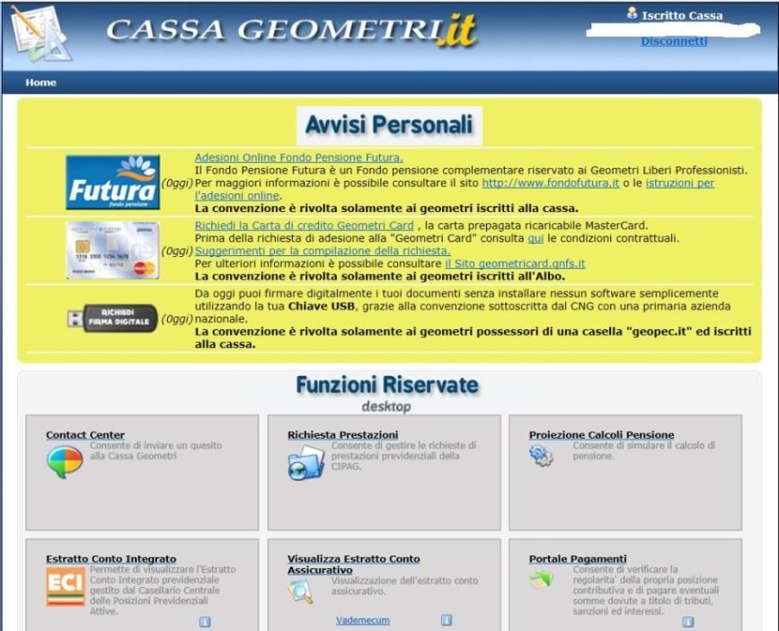 Dotazione di Firma digitale con Carta Nazionale dei Servi CNS da acquistare accedendo nell area