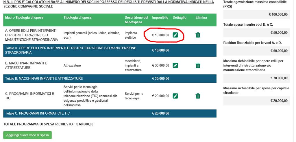 Figura 85 Imponibili corretti 11.