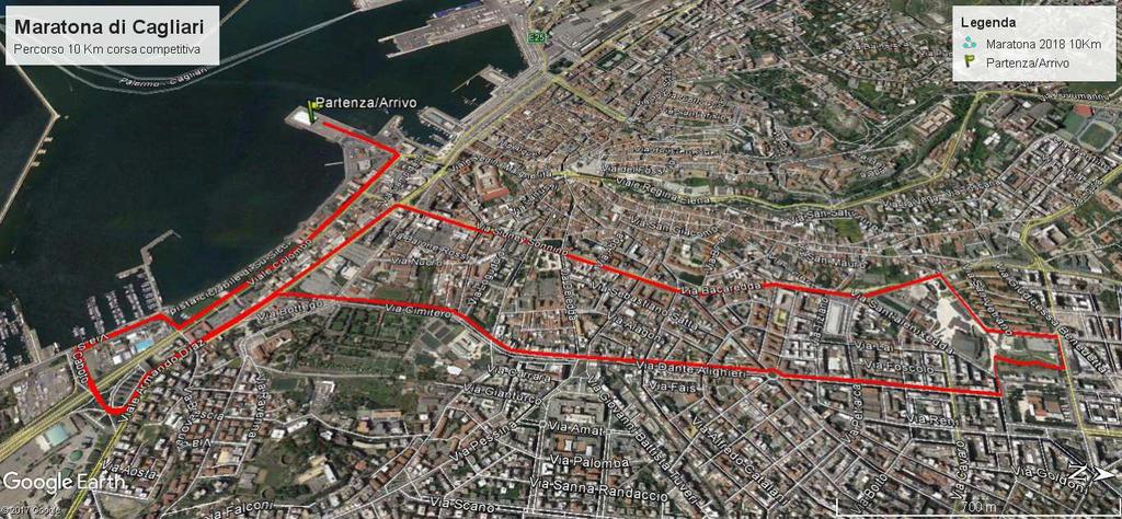 maratonacagliari.com Partenza: Molo Ichnusa, Cagliari. Arrivo: Molo Ichnusa, Cagliari. PARTENZA La partenza di tutte le gare è prevista per le ore 9.00 di domenica 18 marzo 2018.